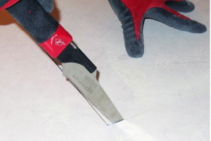 Panel piercing fore-blade