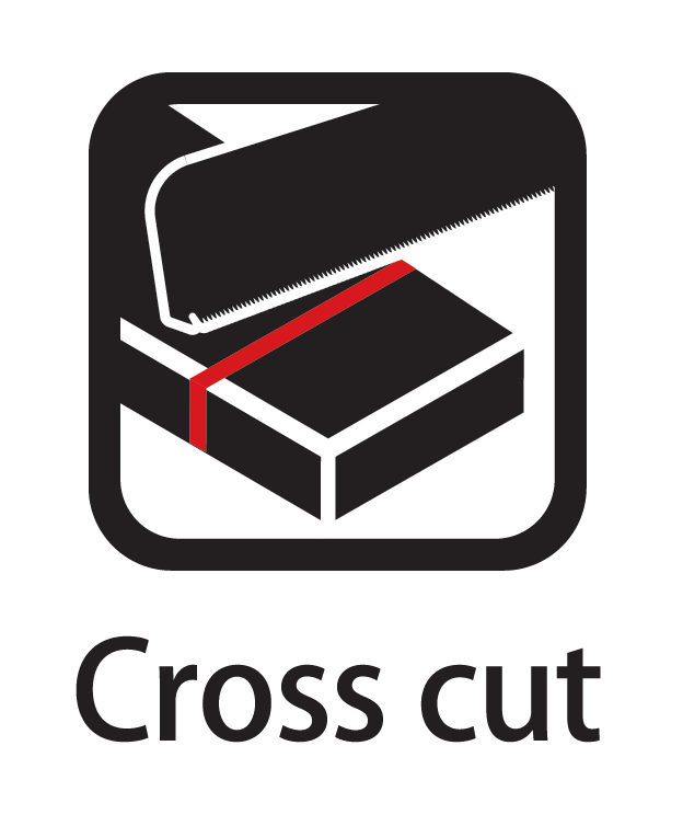 Cross cut