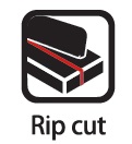Rip cut