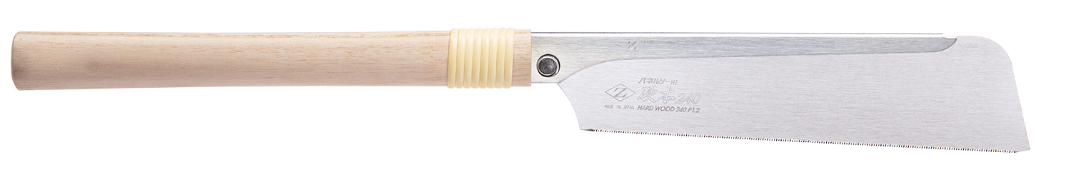 替刃式のこぎり　パネルソー導突硬木