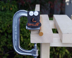 ソーガイドを使った丸棒の切断