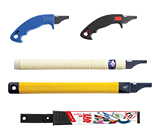 のこぎりの柄と替刃の組み合わせ